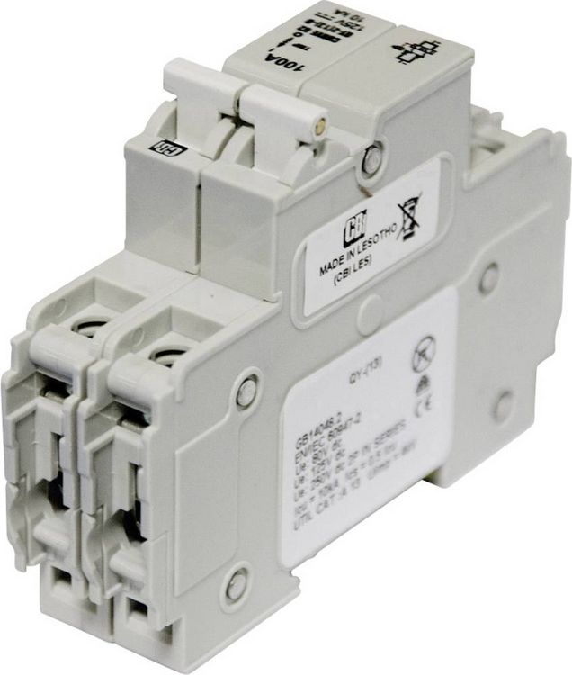 Produktbild: CBI Electric QYD28U2100B0Z Leitungsschutzschalter Passend f&uuml;r (Sicherungen) Photovoltaik-Sicherung 100 A 80 V/DC 1 St.
