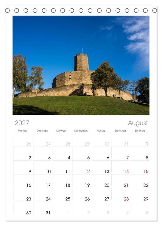 Produktbild: Tischplaner 2027 - Sch&ouml;ner Kraichgau (A5 Tischkalender zum Aufstellen) CALVENDO