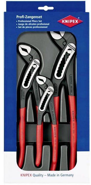 Produktbild: Knipex 00 20 09 V03 Werkstatt Wasserpumpenzangen-Set 3teilig