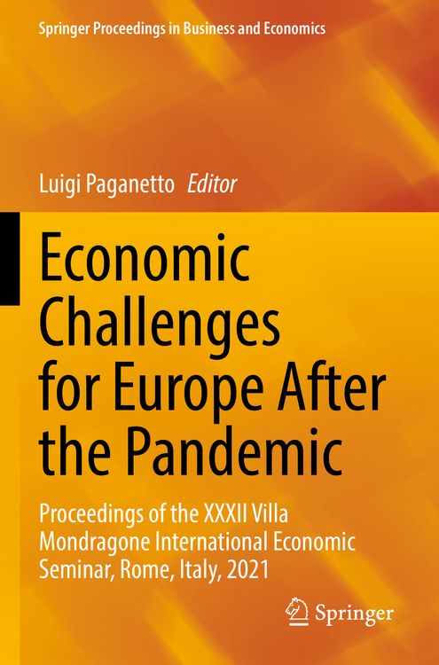 Produktbild: Economic Challenges for Europe After the Pandemic