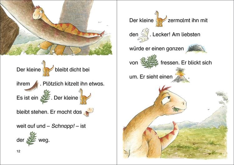 Produktbild: Lesenlernen in 3 Schritten - Die sch&ouml;nsten Dinogeschichten