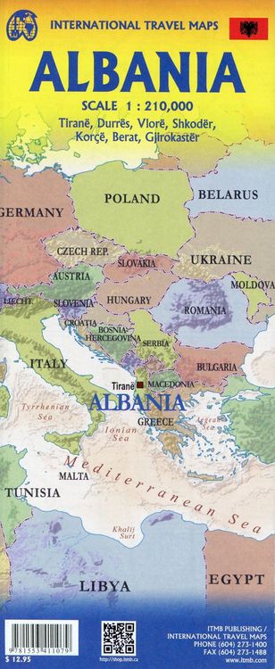 Produktbild: Albania 1 : 210 000
