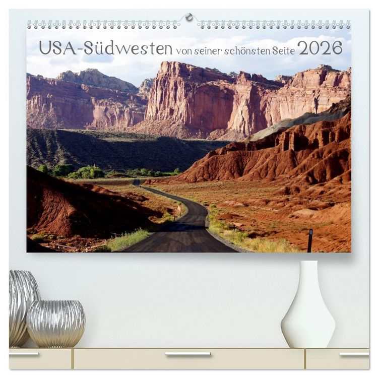 Produktbild: USA-S&uuml;dwesten von seiner sch&ouml;nsten Seite 2026 (hochwertiger Premium Wandkalender 2026 DIN A2 quer), Kunstdruck in Hochglanz