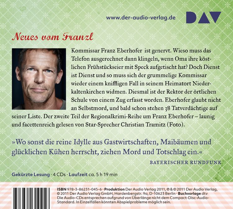 Produktbild: Dampfnudelblues / Franz Eberhofer Band 2
