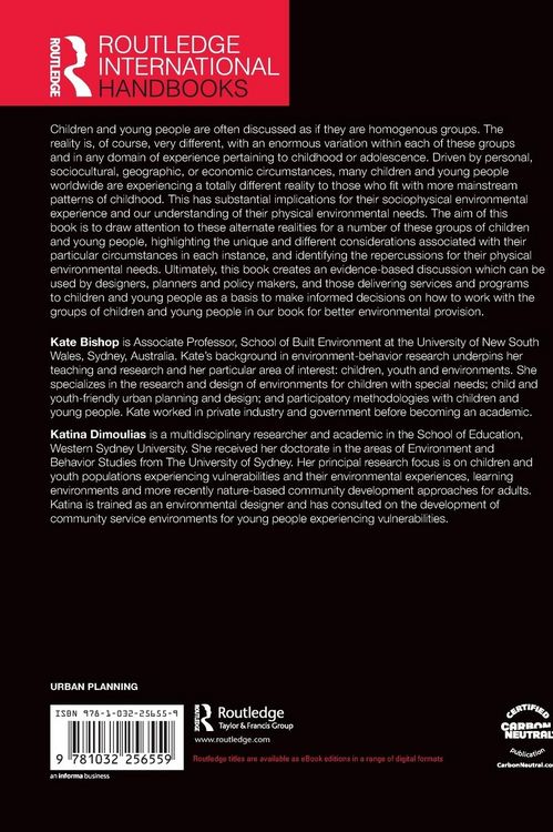 Produktbild: The Routledge Handbook on the Influence of Built Environments on Diverse Childhoods