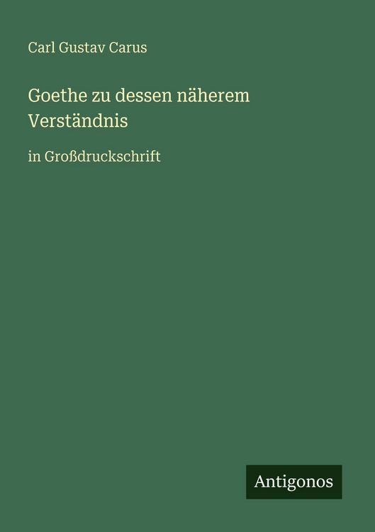 Produktbild: Goethe zu dessen n&auml;herem Verst&auml;ndnis