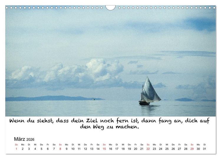 Produktbild: Meditation Wasser (Wandkalender 2026 DIN A3 quer), CALVENDO Monatskalender