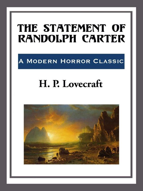 Produktbild: The Statement of Randolph Carter