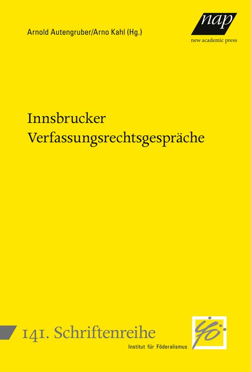 Produktbild: Innsbrucker Verfassungsrechtsgespr&auml;che
