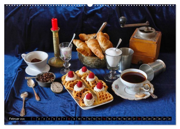 Produktbild: Feine Kaffeevariationen (Wandkalender 2026 DIN A2 quer), CALVENDO Monatskalender