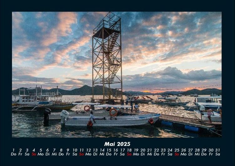 Produktbild: Boote 2025 Fotokalender DIN A4