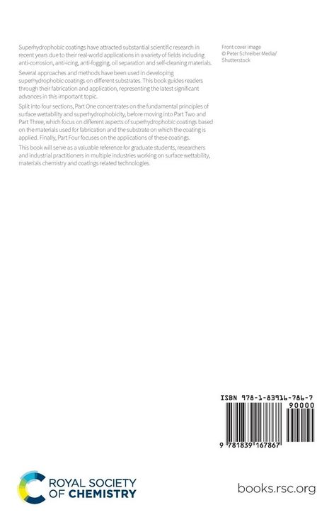 Produktbild: Advances in Superhydrophobic Coatings