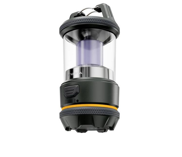 Produktbild: Varta 17550101111 VARTA Outdoor-Sportlaterne L20R LED Camping-Laterne 420 lm akkubetrieben 400 g Schwarz, Gelb