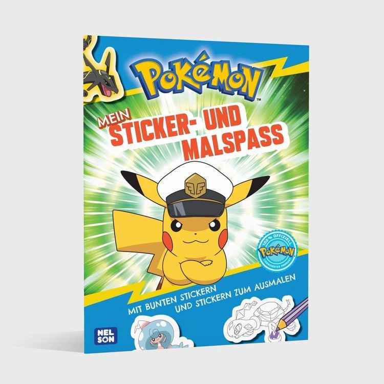 Produktbild: Pok&eacute;mon Activity-Buch: Pok&eacute;mon Mein Sticker- und Malspa&szlig;