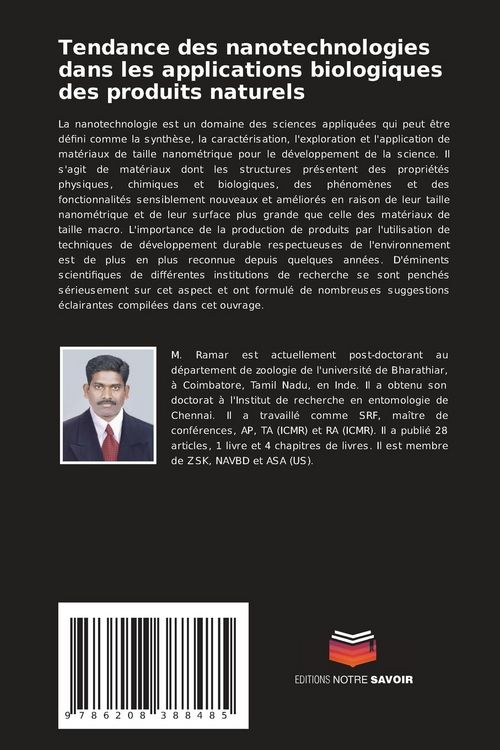 Produktbild: Tendance des nanotechnologies dans les applications biologiques des produits naturels