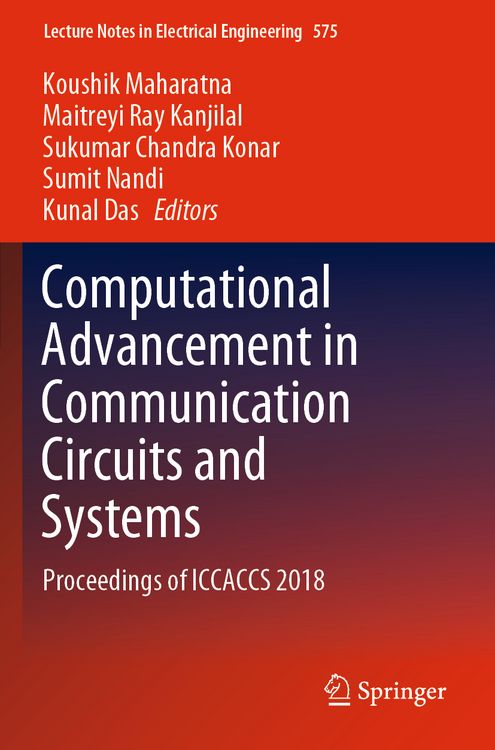 Produktbild: Computational Advancement in Communication Circuits and Systems