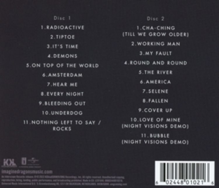 Produktbild: Imagine Dragons: Night Visions 10th Anniv. (Expanded Edition / 2CD)