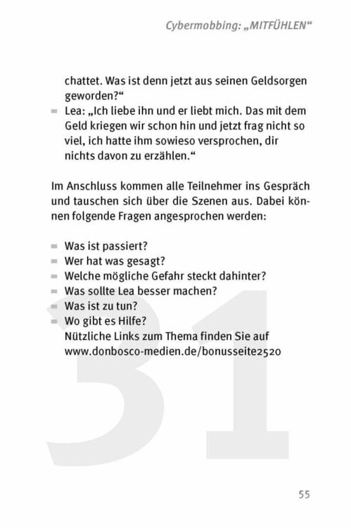 Produktbild: Die 50 besten Spiele gegen Cybermobbing