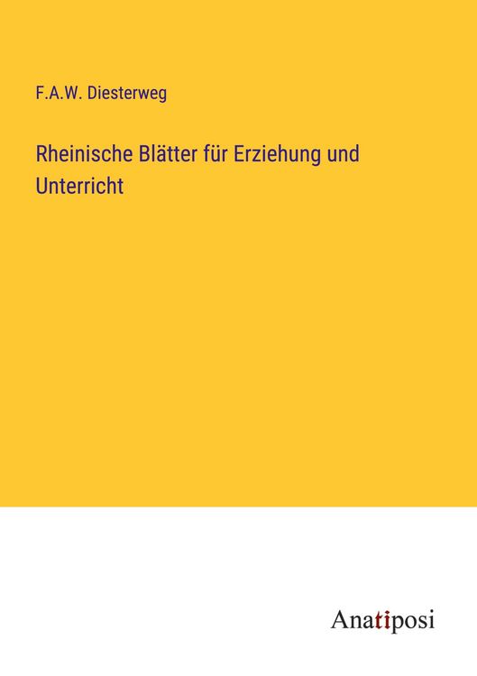 Produktbild: Rheinische Bl&auml;tter f&uuml;r Erziehung und Unterricht
