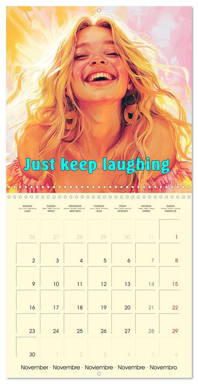 Produktbild: Welcome Beautiful Life. Quotes to brighten your year (Wall Calendar 2026 12 &times; 12 Inch) CALVENDO 12 Month Wall Calendar