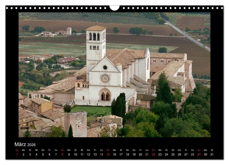 Produktbild: Auf den Spuren des Hl. Franziskus (Wandkalender 2026 DIN A3 quer), CALVENDO Monatskalender