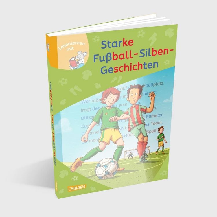 Produktbild: LESEMAUS zum Lesenlernen Sammelb&auml;nde: Starke Fu&szlig;ball-Silben-Geschichten