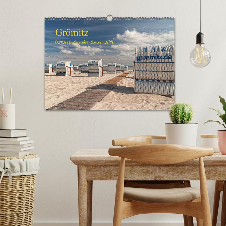 Produktbild: Gr&ouml;mitz - Ostseebad an der Sonnenseite (Wandkalender 2026 DIN A3 quer), CALVENDO Monatskalender