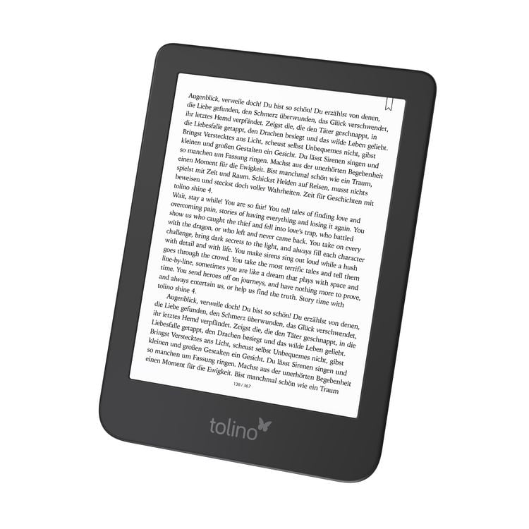 Produktbild: eReader tolino shine 4