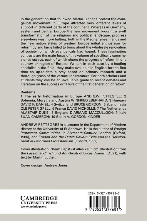 Produktbild: The Early Reformation in Europe