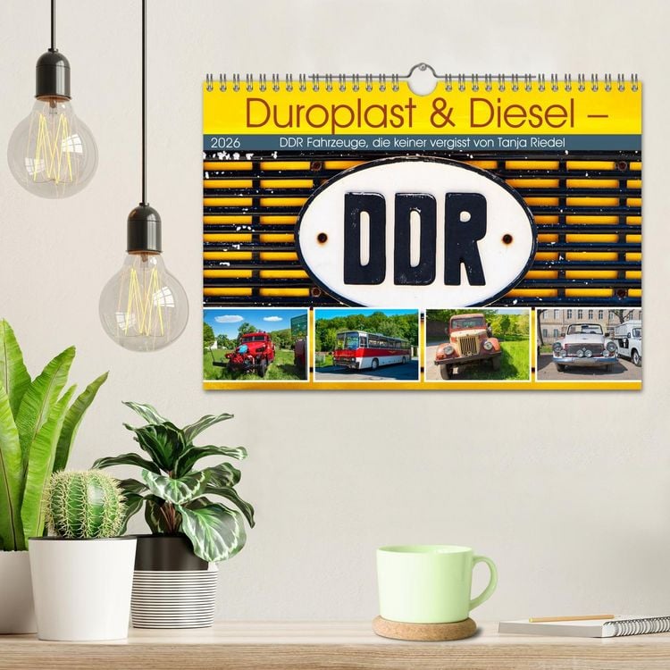 Produktbild: Duroplast & Diesel - DDR Fahrzeuge die keiner vergisst von Tanja Riedel (Wandkalender 2026 DIN A4 quer), CALVENDO Monatskalender