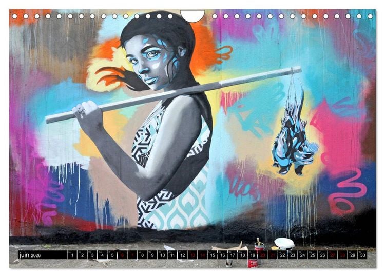 Produktbild: L'art des murs (Calendrier mural 2026 DIN A4 vertical), CALVENDO calendrier mensuel