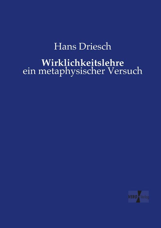 Produktbild: Wirklichkeitslehre