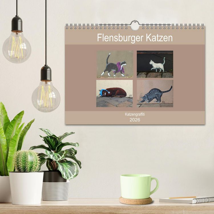 Produktbild: Flensburger Katzen (Wandkalender 2026 DIN A4 quer), CALVENDO Monatskalender