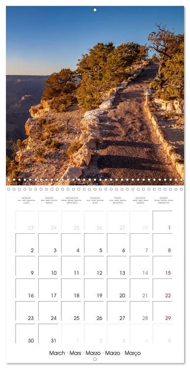 Produktbild: GRAND CANYON Magnificent views (Wall Calendar 2026 12 &times; 12 Inch) CALVENDO 12 Month Wall Calendar
