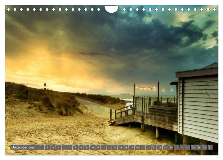 Produktbild: Zeeland - Urlaubstr&auml;ume zwischen Breskens und Domburg (Wandkalender 2026 DIN A4 quer), CALVENDO Monatskalender