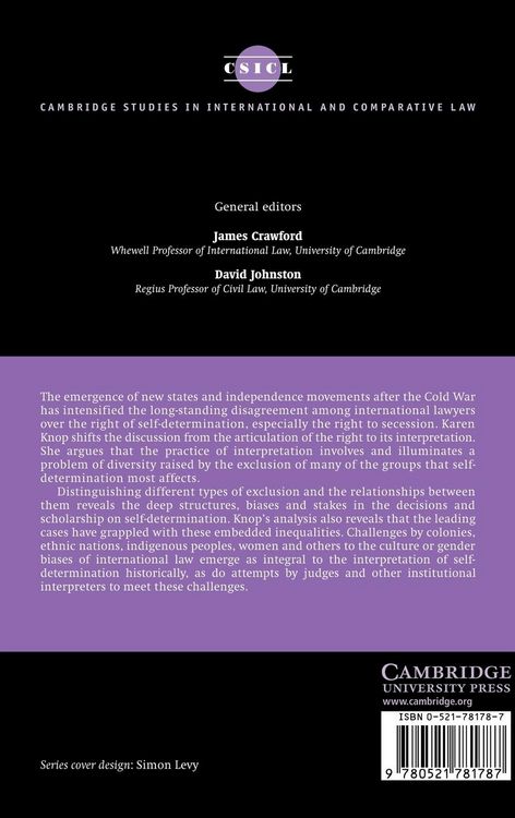Produktbild: Diversity and Self-Determination in International Law