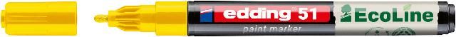 Produktbild: Edding 51 EcoLine 4-51-005 Lackmarker Gelb 1 mm, 2mm