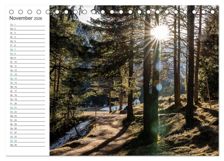 Produktbild: Faszination Alpen (Tischkalender 2026 DIN A5 quer), CALVENDO Monatskalender