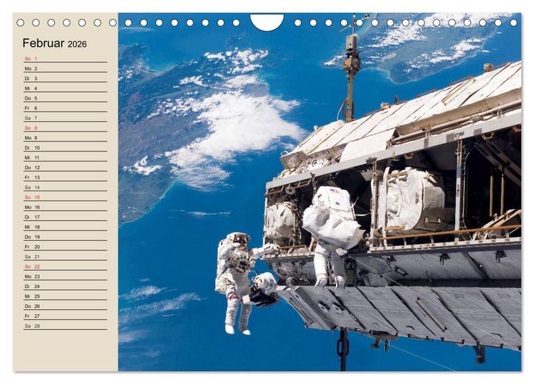 Produktbild: Raumfahrt und Weltall (Wandkalender 2026 DIN A4 quer), CALVENDO Monatskalender