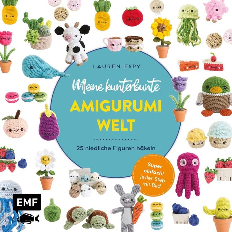 Produktbild: Meine kunterbunte Amigurumi-Welt - super einfach 25 niedliche Figuren h&auml;keln