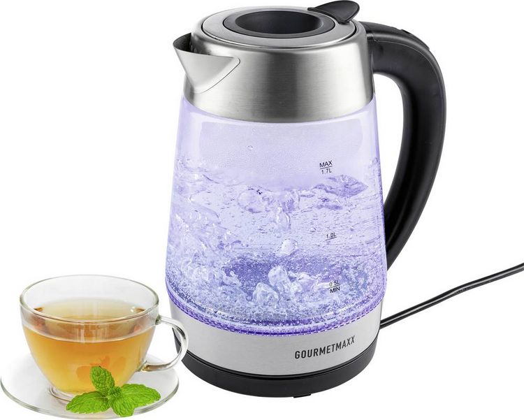 Produktbild: GourmetMaxx Wasserkocher Fassungsverm&ouml;gen: 1.7l