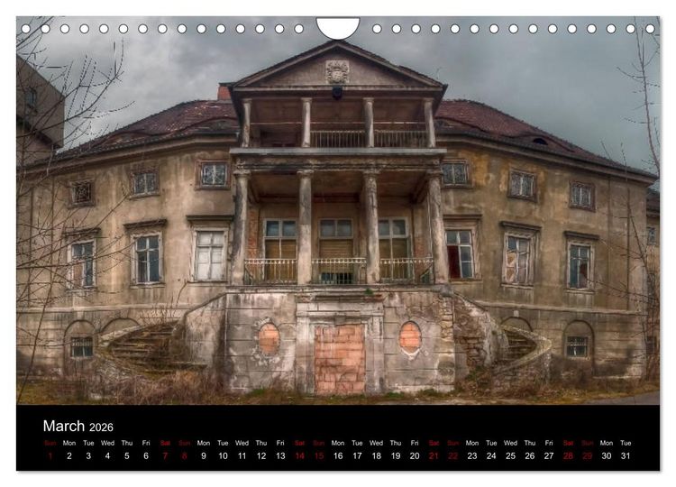 Produktbild: Abandoned Places in Germany (Wall Calendar 2026 DIN A4 landscape), CALVENDO 12 Month Wall Calendar