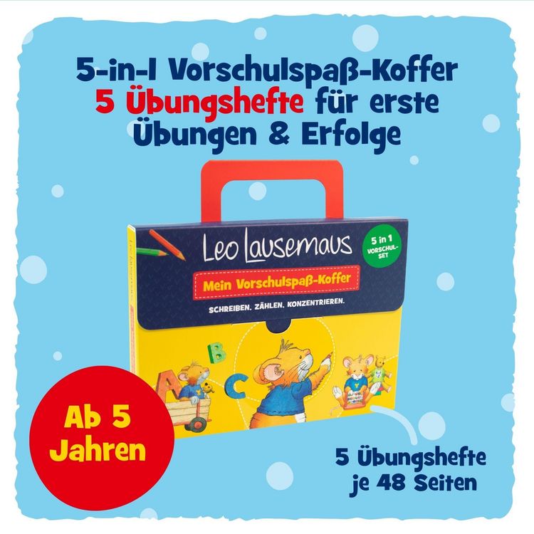 Produktbild: Leo Lausemaus &ndash; Mein Vorschulspa&szlig;-Koffer