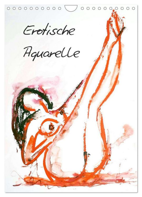 Produktbild: Erotische Aquarelle (Wandkalender 2026 DIN A4 hoch), CALVENDO Monatskalender