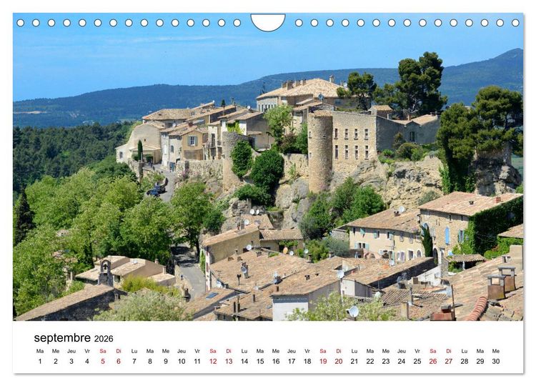 Produktbild: Les plus beaux villages du Luberon (Calendrier mural 2026 DIN A4 vertical), CALVENDO calendrier mensuel