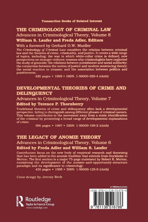 Produktbild: The Process and Structure of Crime