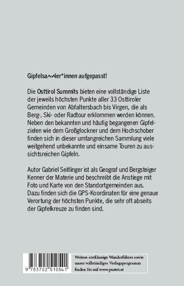 Produktbild: Osttirol Summits