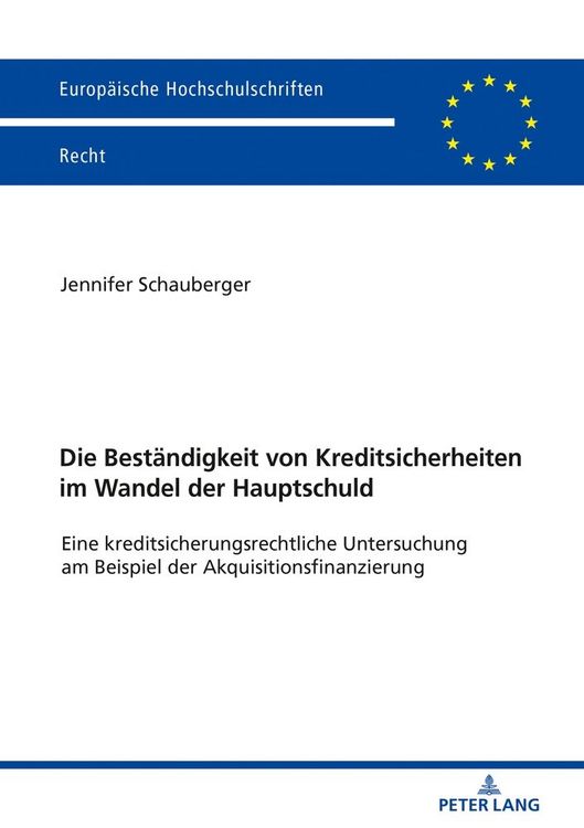Produktbild: Die Best&auml;ndigkeit von Kreditsicherheiten im Wandel der Hauptschuld