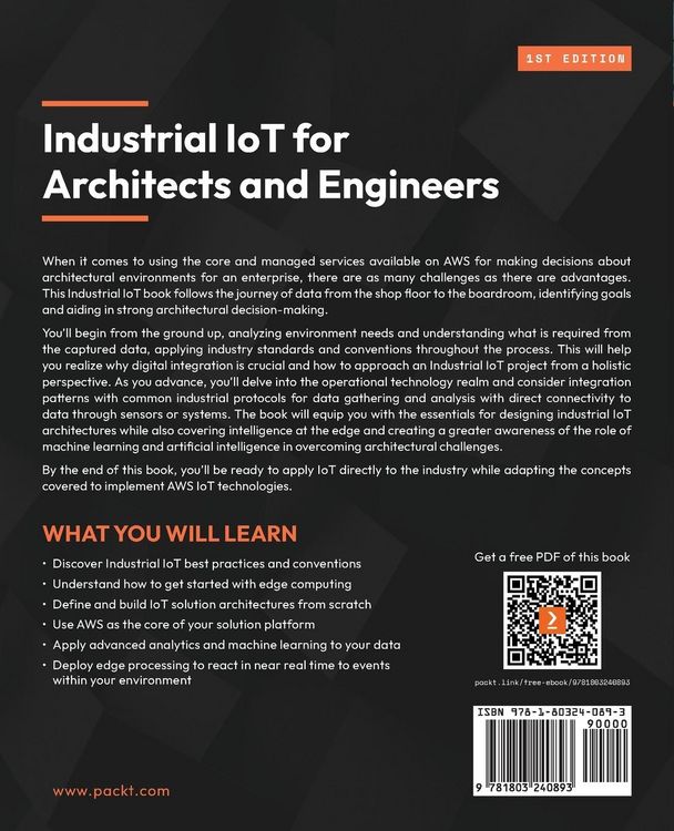 Produktbild: Industrial IoT for Architects and Engineers