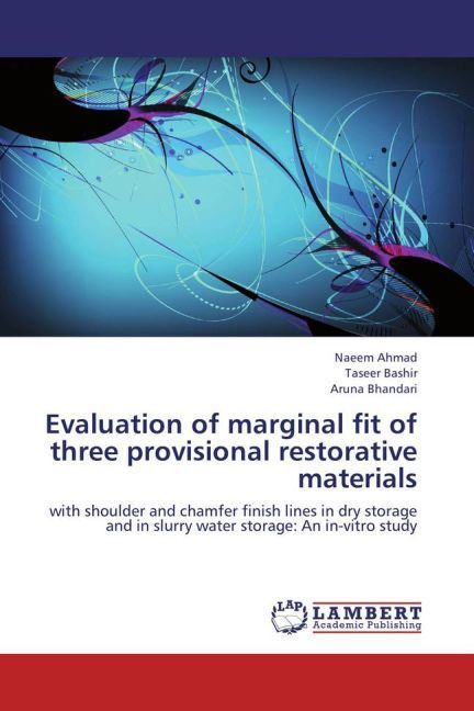 Produktbild: Ahmad, N: Evaluation of marginal fit of three provisional re